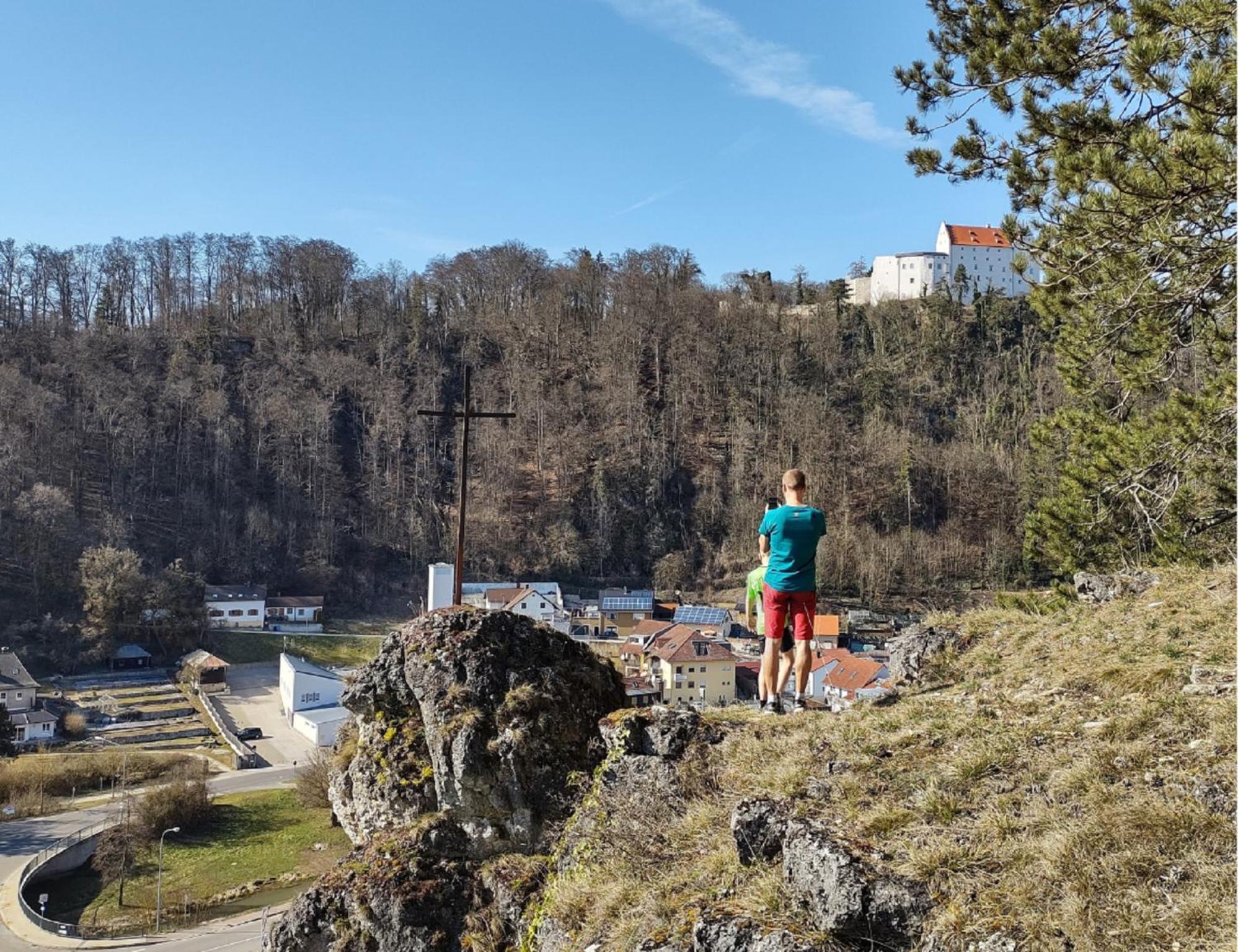 Ferienwohnungen Am Schlossberg Riedenburg Esterno foto